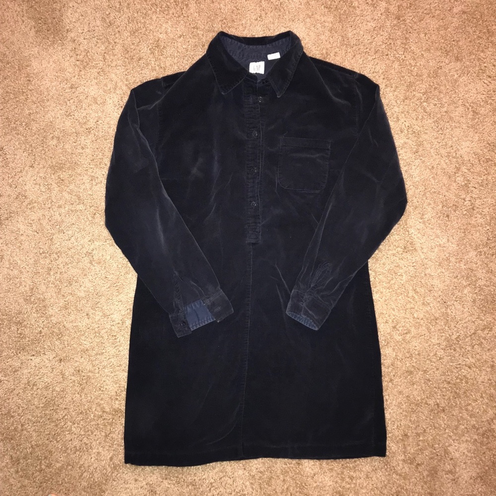Dark Navy Blue GAP Corduroy Dress